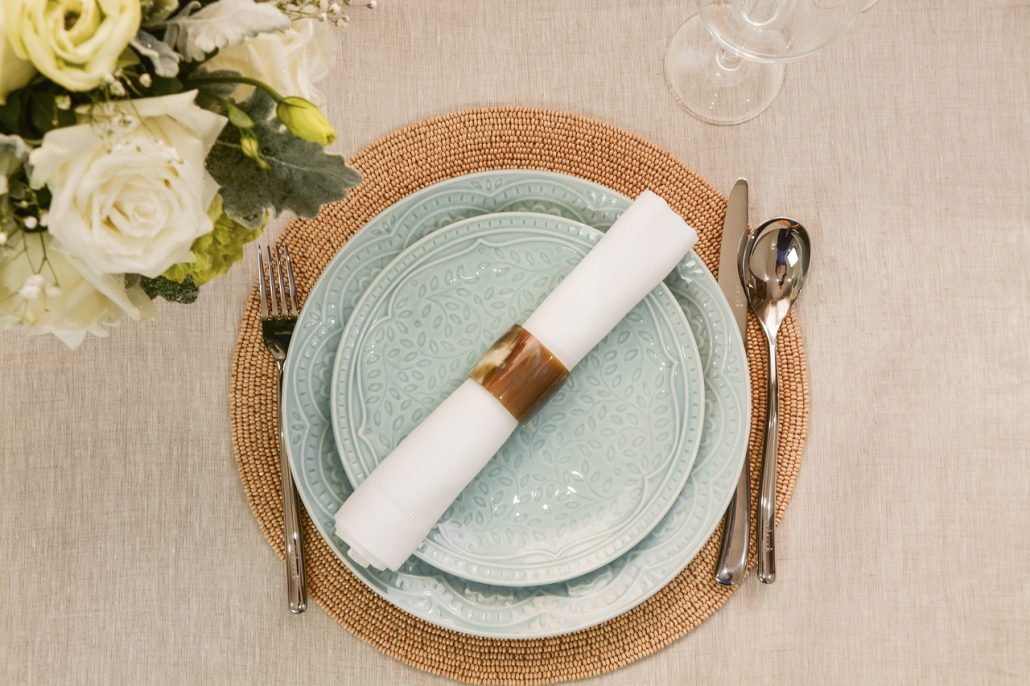 couvert et assiette La Maison-Bouche du Roy